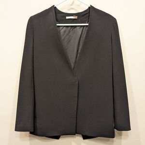 Alice + Olivia Cross Back Magnet Clasp Blazer Jacket